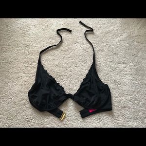 Brand New Victoria Secret 36DD Black Swim Top